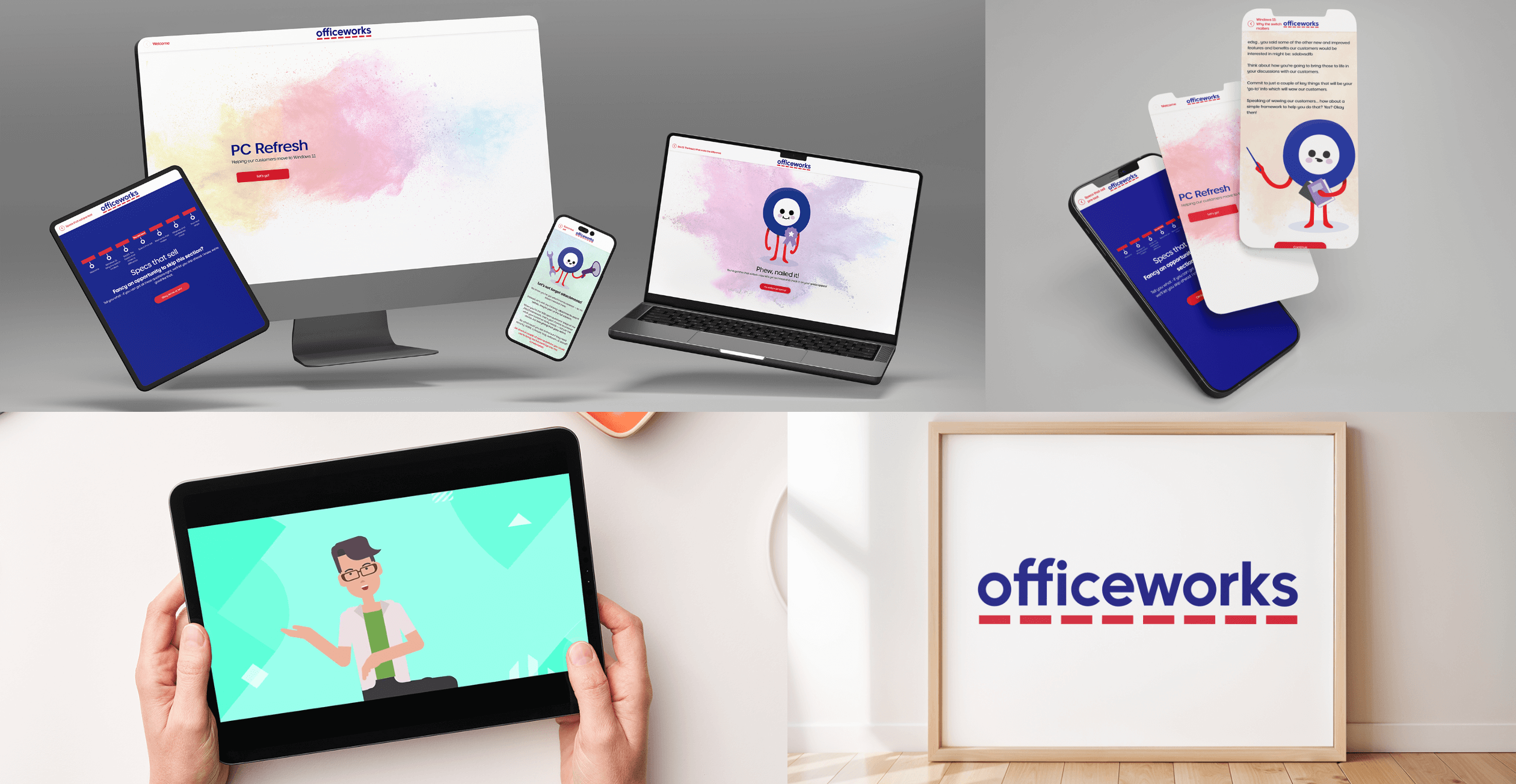 eLearning program developed by Hungry Minds for Officeworks