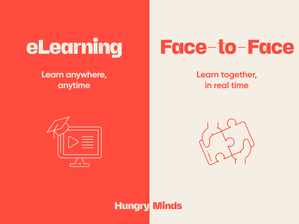 eLearning vs face-to-face learning