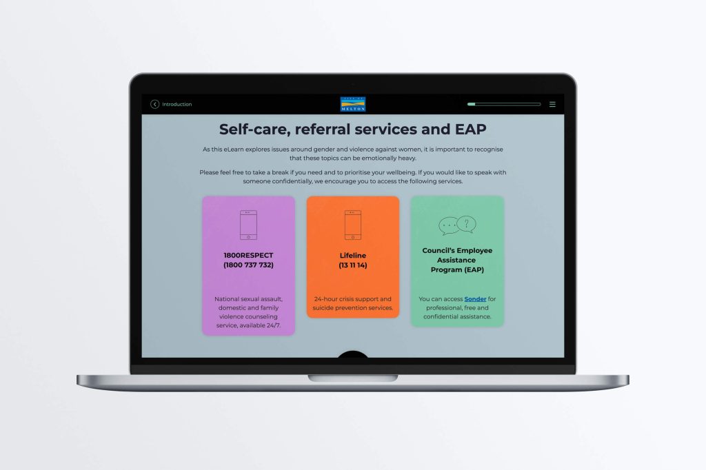 Custom eLearning Design: Melton City Council Case Study