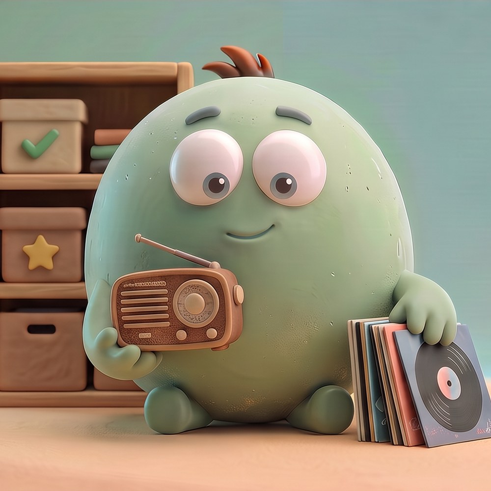 two illustrated characters shown in four different poses.