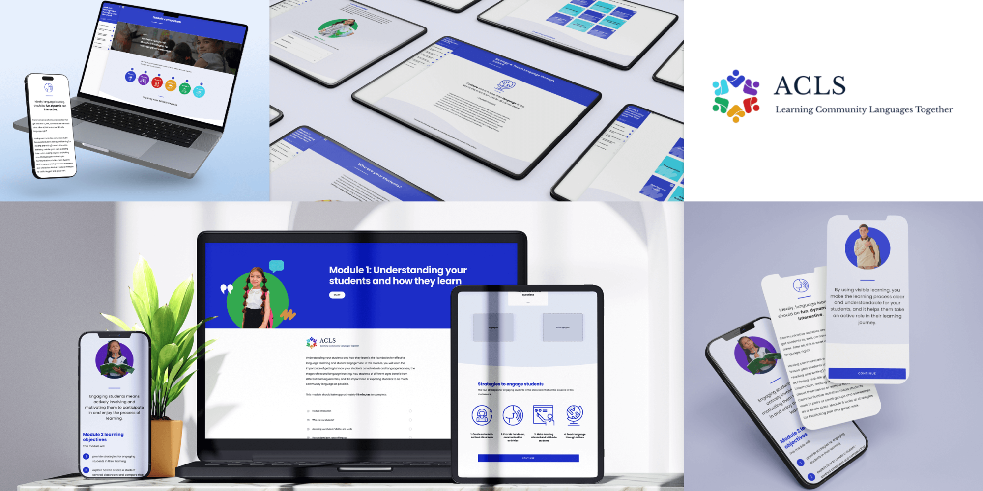 Australian Culture and Language School (ACLS) interactive eLearning program created in Articulate Rise 360 by Hungry Minds